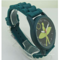 Custom OEM design cheap colorful silicone rubber watch